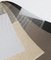 A dupla camada 100% horizontal do poliéster da tela da zebra da proteção solar cega o material de cortina da tela